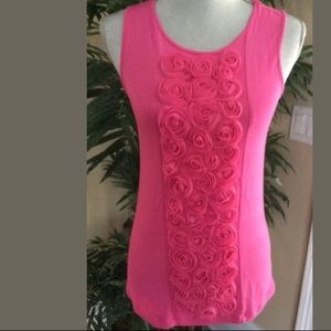 STEIN MART PINK FUCHSIA TANK TOP BY DESIGN STORY